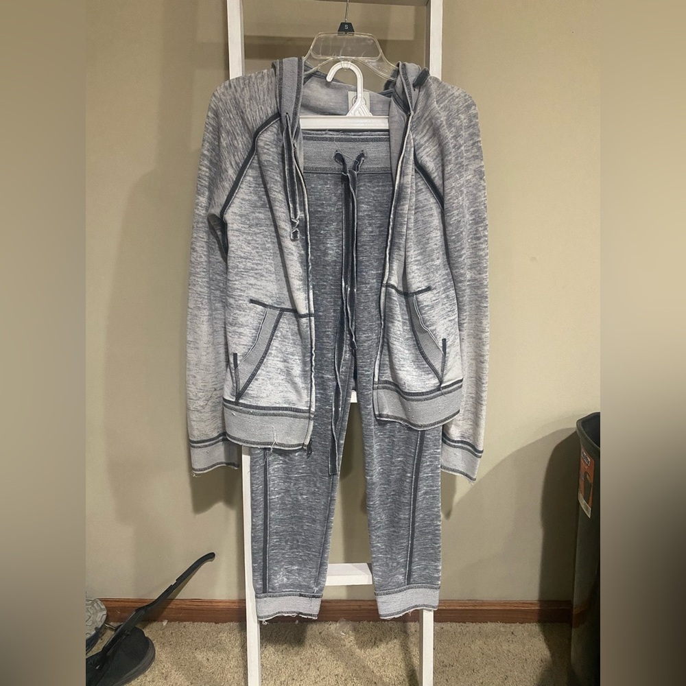 Lucky Lotus Gray comfy lounge Set- size X-Small